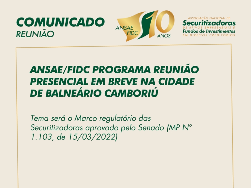 Comunicado - Reunião