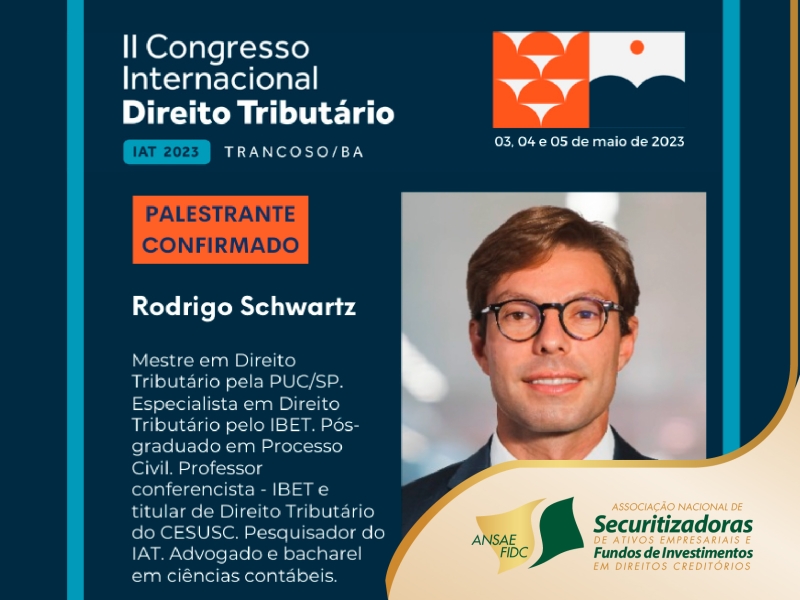 Dr. Rodrigo Schwartz  palestrante confirmado.