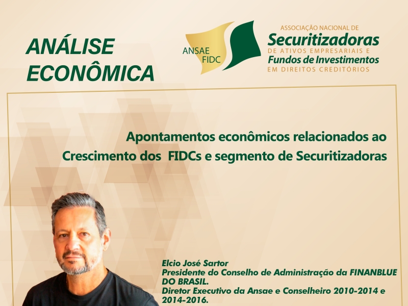 Crescimento no segmento de Securitização de Créditos Empresariais e Fidcs