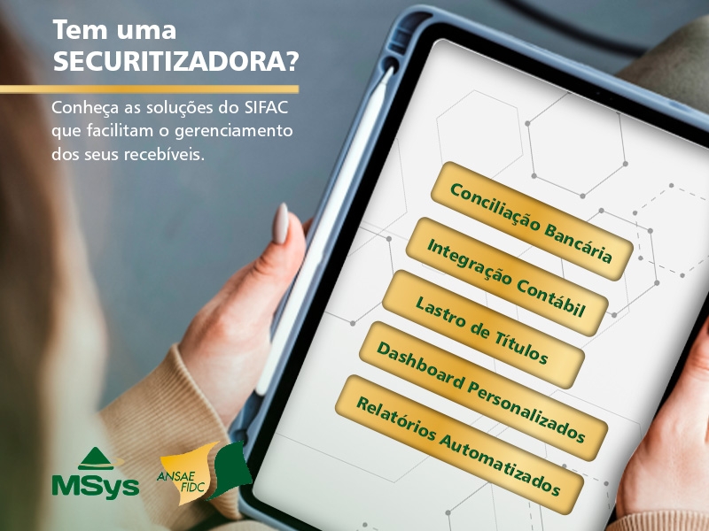 Tem uma Securitizadora? Conheça as soluções do SIFAC que facilitam o gerenciamento de seus recebíveis.